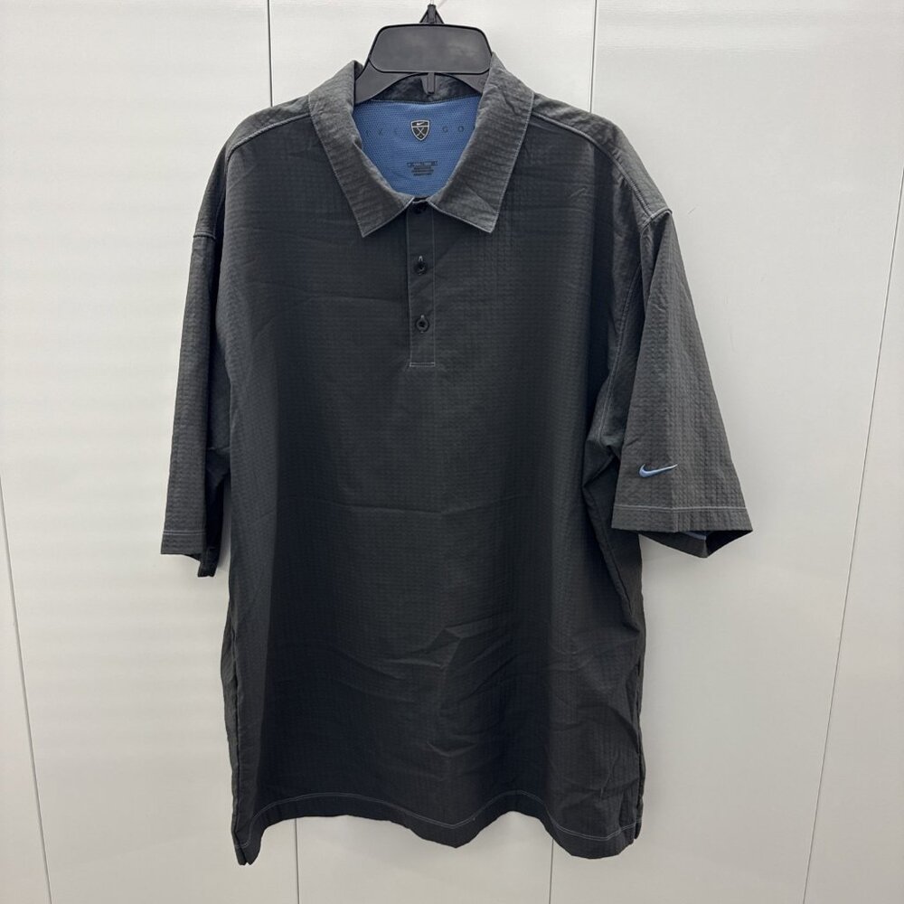Nike Golf Polo Unique Texture‎ Thin Stretch Breathable Mens Size XL
